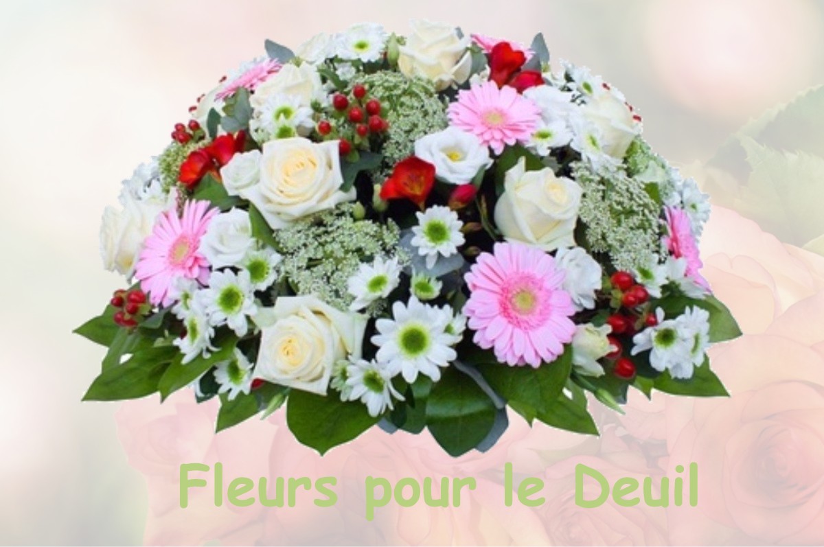 fleurs deuil BELLECOMBE